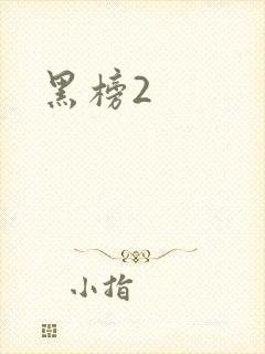 黑榜2封面