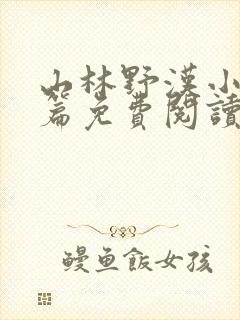 山林野汉小说全篇免费阅读