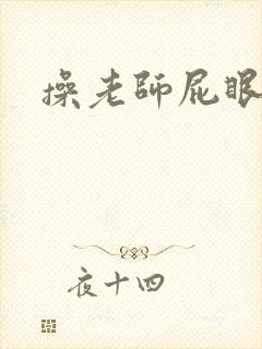 操老师屁眼小说封面