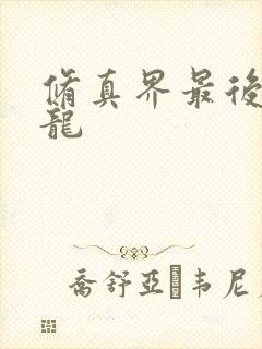 修真界最后一条龙