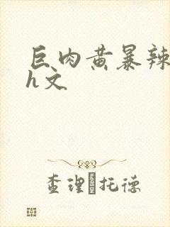 巨肉黄暴辣文高h文