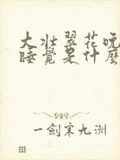 大壮翠花晚上不睡觉是什么电视剧