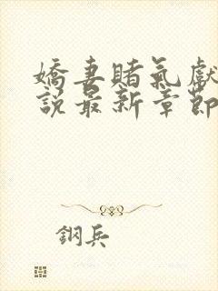 娇妻赌气献身小说最新章节免费阅读封面