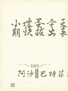 小坏蛋今天危险期快拔出来封面