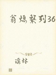 翁熄系列36章封面