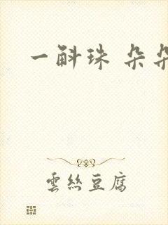 一斛珠 朵朵舞封面