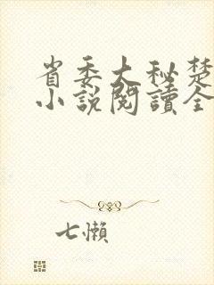 省委大秘楚东恒小说阅读全文