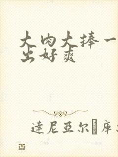 大肉大捧一进一出好爽