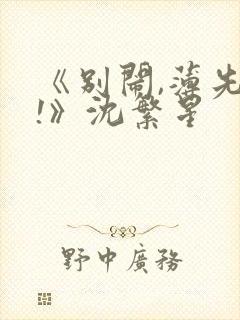 《别闹,薄先生!》沈繁星