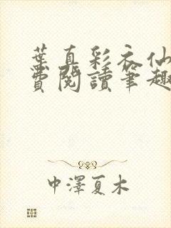 叶真彩衣仙子免费阅读笔趣阁