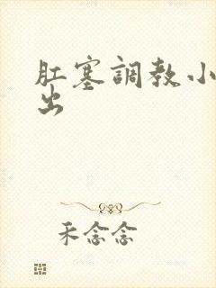 肛塞调教小说外出