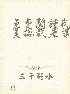 免费阅读我的绝美总裁老婆