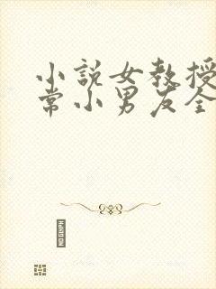 小说女教授的日常小男友全文阅读