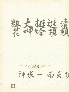 粗大挺进清纯校花呻吟视频