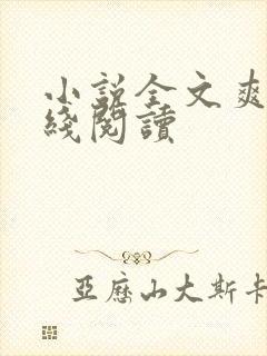 小说全文爽文在线阅读