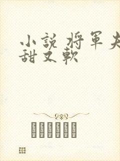 小说 将军夫人甜又软