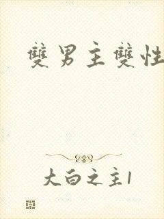 双男主双性生子