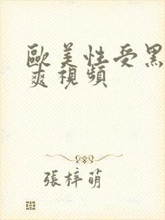 欧美性受黑人性爽视频