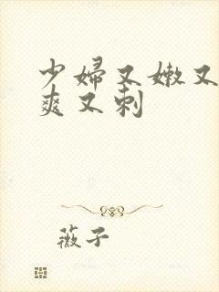 少妇又嫩又紧又爽又刺