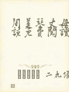 周美琴丈母娘小说免费阅读无弹窗封面