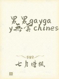 男男gaygay无套chinese网站