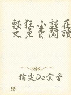 轻狂小说在线全文免费阅读无弹窗