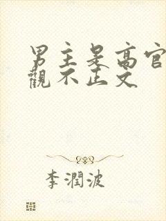 男主是高官的三观不正文封面