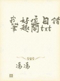 我好像日错人了笔趣阁txt