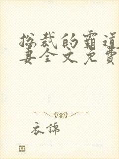 总裁的霸道小娇妻全文免费阅读