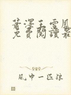 萧泽王雪凤全文免费阅读最新章节更