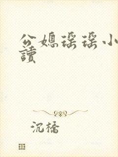 公媳瑶瑶小说阅读