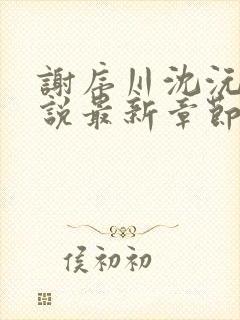 谢序川沈沅珠小说最新章节免费阅读