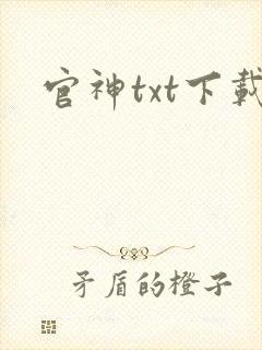 官神txt下载