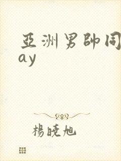 亚洲男帅同性gay