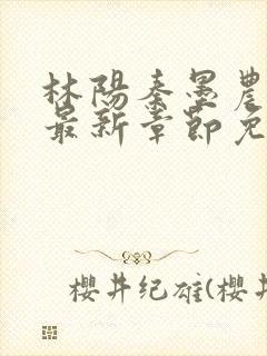 林阳秦墨农小说最新章节免费阅读