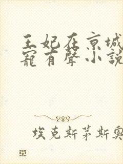 王妃在京城当团宠有声小说封面