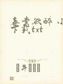 春棠欲醉 小说下载txt