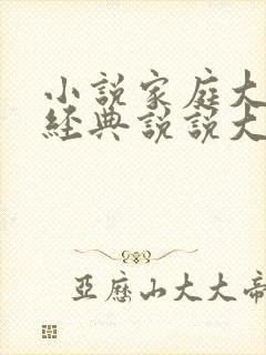 小说家庭大杂烩经典说说大全集