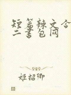 短篇辣文合集第二书包网封面