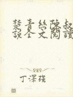 楚青丝陈叔的小说全文阅读