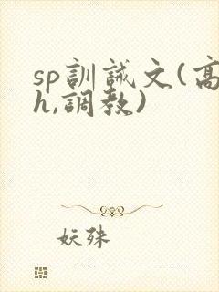 sp训诫文(高h,调教)封面
