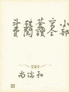 斗破苍穹小说免费阅读全部无弹窗封面