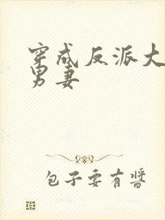 穿成反派大佬的男妻