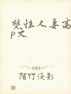双性人妻高hnp文