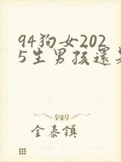 94狗女2025生男孩还是女孩