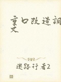 重口改造调教h文