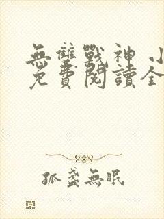 无双战神 小说免费阅读全文