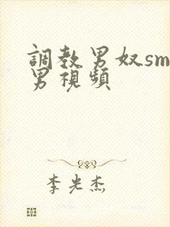 调教男奴sm男男视频