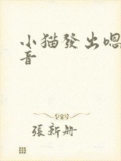 小猫发出嗯的长音