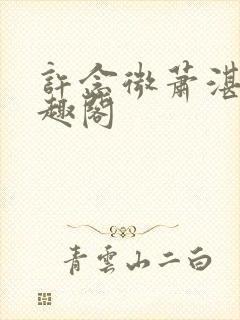 许念微萧湛明笔趣阁